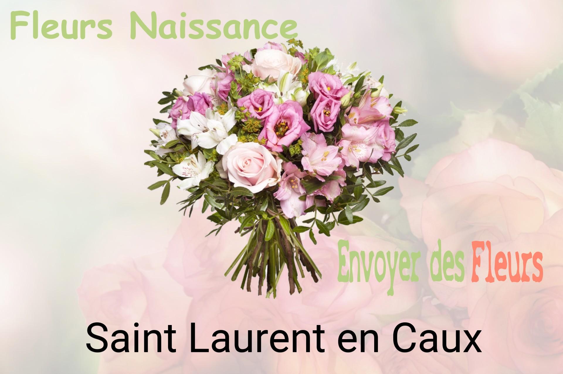 Bouquet de fleurs de naissance livré à Saint-Laurent-en-Caux